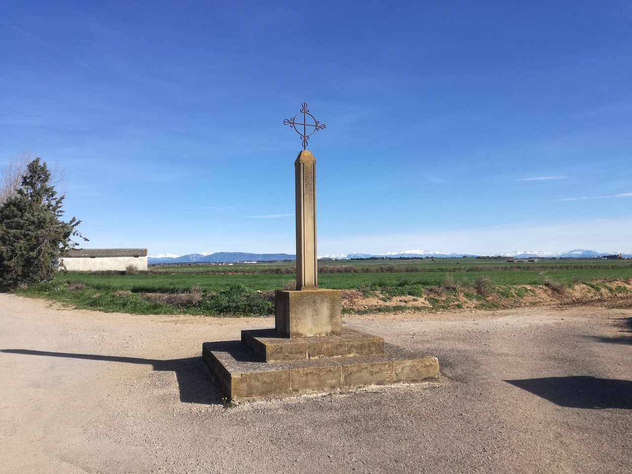 Pilgrim on the Camino de Santiago
