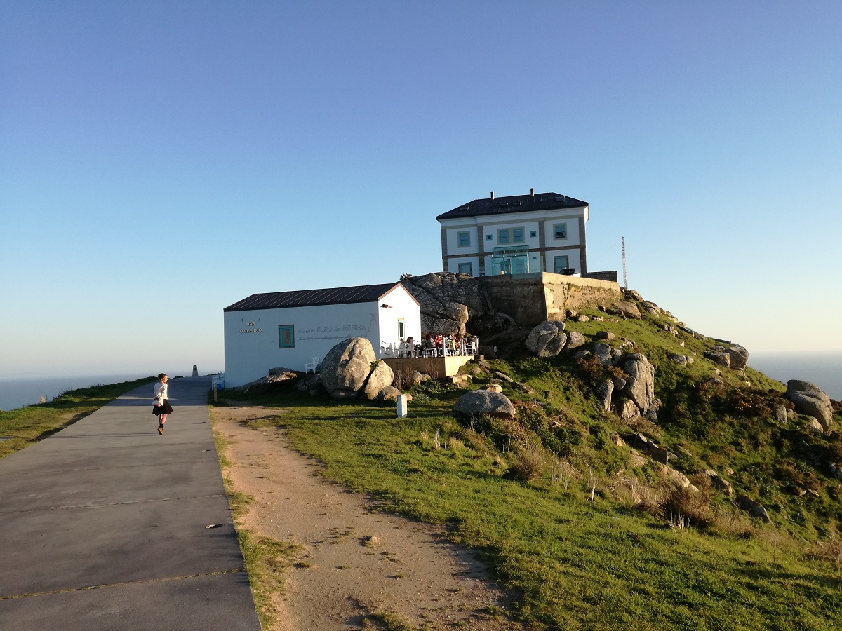 Finisterre lighthouse at the edge of the Iberian Peninsula