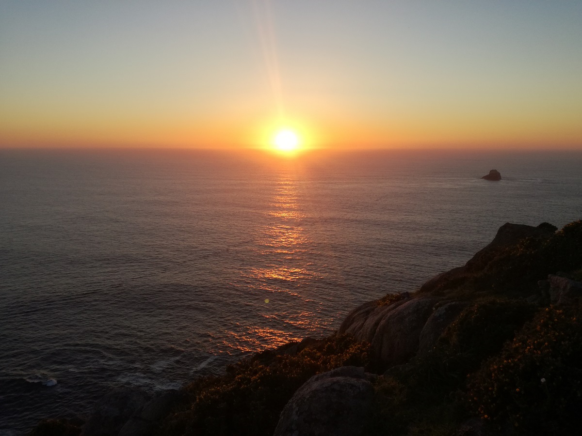 Atlantic sunset from Finisterre